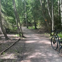 First Mountain Bike Ride in Uppsala