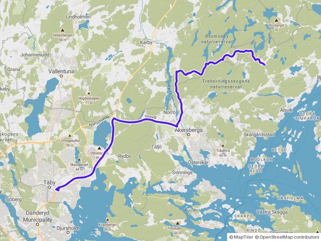 Quick ride from Täby